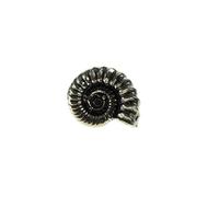 Minimum Mouse Ammonite Fossil Lapel Pin Badge