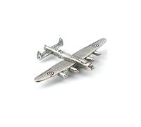 Minimum Mouse Lancaster Bomber Pewter Aeroplane Lapel Pin Badge