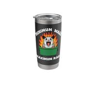 Minimum Wage Maximum Rage Stainless Steel Insulated Tumbler