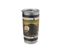 Minimum Wage Maximum Rage Stainless Steel Insulated Tumbler