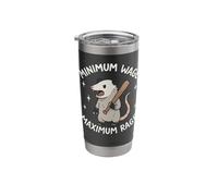 Minimum Wage Maximum Rage Stainless Steel Insulated Tumbler