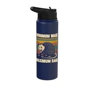 Minimum Wage Maximum Rage Stainless Steel Insulated Water Bottle
