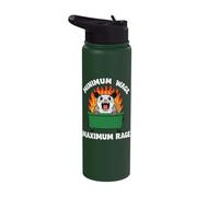 Minimum Wage Maximum Rage Stainless Steel Insulated Water Bottle