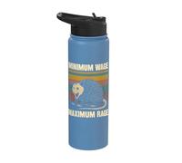 Minimum Wage Maximum Rage Stainless Steel Insulated Water Bottle