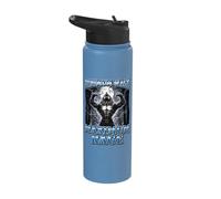 Minimum Wage Maximum Rage Werewolf Stainless Steel Insulated Water Bottle