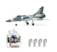 MinimumRC Phantom 2000 30mm Brushless EDF RC Jet, 2.4G 4CH EPS Foam Fixed-Wing Fighter RC Airplane with Gyro Stabilisation for Adults (Right-Hand Throttle/4 Battery)