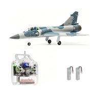 MinimumRC Phantom 2000 30mm Brushless EDF RC Jet, 2.4G 4CH EPS Foam Fixed-Wing Fighter RC Airplane with Gyro Stabilisation for Adults (Left-Hand Throttle/2 Battery)
