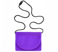 minimutz Children's Purse for Boys and Girls, Purse for Hanging, Wallet with Viewing Window for Bus ID, Neck Pouch for Back to School, purple, ca. 13,8x10 cm, Modern