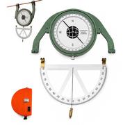 Mining Compass with Tilt Gauge, Self Levelling Hanging Geologic Survey Compass, with Matching Protective Carrying Case, for Geological Exploration Mining Site Field Measurement