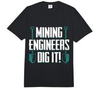 Mining Engineer Dig It Shovel Engineering Miner Apparel Comfort Colors Adult Heavyweight T-Shirt