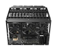 Mining Frame - Mining Frame Case - Stackable Desktop Chassis for Cryptocurrency and Currency for Efficient Cooling, Compatible with ATX Motherboard
