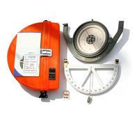 Mining Hanging Compass Kit, Suspended Mining Compass With Slope Gauge & Protective Case, 1° Precision, Clear Scale, 100mm Magnetic Needle, Automatically Level, For Mine Surveying Operations G1