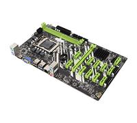 Mining Mainboard for Desktop PC - Gigabit LAN, 2 Channel DDR4, 3 3.0, VGA Interface, PCIe Slots - Ideal Motherboard for Office Use