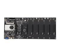 Mining Mainboard with Gigabit Net Interface, 8 PCIE16X Slots, DDR3 Support, 50mm Spacing, MSATA Compatibility, Stable PCB Material for Gaming and Desktop Computers