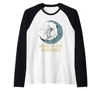 Mining My Own Business Funny Crypto Quote Investors Miners Raglan Baseball Tee