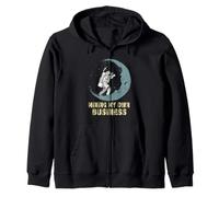 Mining My Own Business Funny Crypto Quote Investors Miners Zip Hoodie