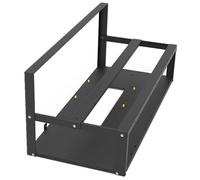 Mining Rig Frame,Springhall Steel Open Air Miner Mining Frame Rig Case Up to 8 GPU for Crypto Coin Currency Bitcoin Mining Accessories Tools -Frame Only, Fans & GPU is not Included