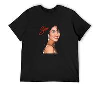 MINIOEM Adult T-Shirts Selenas Quintanilla Love Retro Music 80S 70S Black S