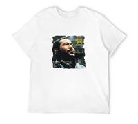MINIOEM Marvin Gaye Whats Going On T-Shirt Vintage Gift for Men Funny Shirt White