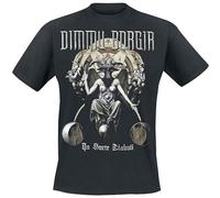 MINIOEM Men Tshirts in Sorte Diaboli Dimmu Borgir T-Shirt Short Sleeve Graphic T-Shirt Printed T Shirt XL Black