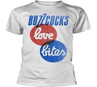 MINIOEM Men's Buzzcocks 'Love Bites' T-Shirt White S