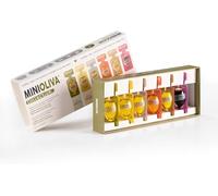 MINIOLIVA Collection - Extra Virgin Olive Oil with Natural Flavors (6 Flavors, 6 Individual Doses of 8 ml)