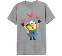Minion Monsters Men's Meutmints008 T-Shirt, Flecked Grey, S