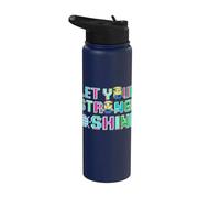 Minions 8-bit Let Your Strange Shine Stainless Steel Insulated Water Bottle
