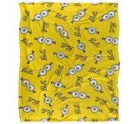 Minions And Monsters Bello Gles Blanket Yellow (152Cm X 127Cm)