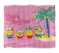 Minions Beach Bum Club Blanket White (One Size)