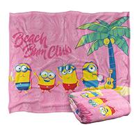 Minions Beach Bum Club Silky Touch Super Soft Throw Blanket 152 x 127 cm, 50" x 60"