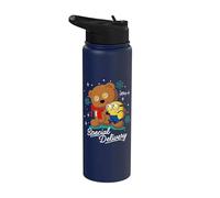 Minions Bob and Tim the Teddy Bear Holiday Stainless Steel Insulated Water Bottle