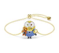 Minions Bob bracelet, Pavé, Multicoloured, 18K gold finish