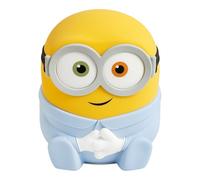 Minions Bob SquishyGlo Silicone Night Light, Officially Licensed Soft Touch Rechargeable Lamp with Auto-Off Timer for Bedrooms & Home, Kids & Adults| Paladone