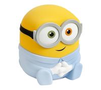 Minions Bob SquishyGlo Silicone Night Light, Officially Licensed Soft Touch Rechargeable Lamp with Auto-Off Timer for Bedrooms & Home, Kids & Adults| Paladone