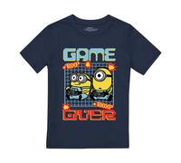 Minions Boy's Game Over T-Shirt Navy | Size: 12-13 Years Minions Navy 12-13 Years
