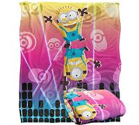 Minions CMYK Rave Silky Touch Super Soft Throw Blanket 152 x 127 cm, 50" x 60"