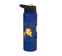 Minions Costume Web Pattern All-Over Print Stainless Steel Insulated Water Bottle