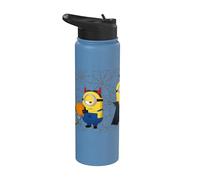 Minions Costume Web Pattern All-Over Print Stainless Steel Insulated Water Bottle