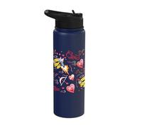 Minions Cupid All Over Print Stainless Steel Insulated Water Bottle