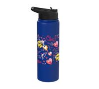 Minions Cupid All Over Print Stainless Steel Insulated Water Bottle