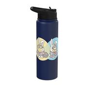 Minions Dave & Carl Easter Bunny Duo Stainless Steel Insulated Water Bottle