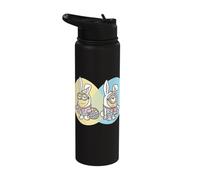 Minions Dave & Carl Easter Bunny Duo Stainless Steel Insulated Water Bottle