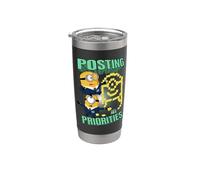 Minions Despicable Me 4 AVL Posting Priorities Stainless Steel Insulated Tumbler