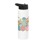 Minions Easter Eggs All Over Print Stainless Steel Insulated Water Bottle