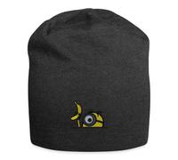 Minions Embroidered Stuart with A Banana Beanie Charcoal Grey