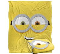 Minions Face Bob Blanket White (One Size)