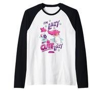 Minions Fluffy Unicorn Cute Lazy Raglan Baseball Tee