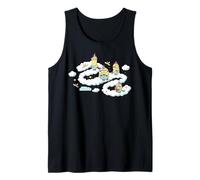 Minions Fluffy Unicorn in The Clouds Tank Top
