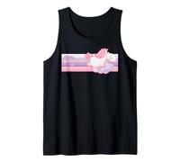 Minions Fluffy Unicorn Stripes Tank Top